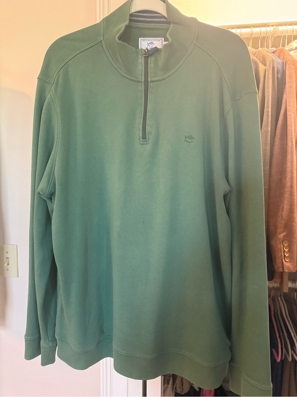 Men's Southern Tide  Quarter-Zip Sweater -